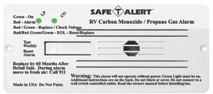 Ultra-Reliable Carbon Monoxide/Propane Leak Detector | Safe-T-Alert | Double-Duty Alarm | Flush Mount | 12V Hardwire | RV Safe Ultra-Reliable Carbon Monoxide/Propane Leak Detector | Safe-T-Alert | Double-Duty Alarm | Flush Mount | 12V Hardwire | RV Safe