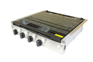 LaSalle Bristol Stainless Steel Stove | 3 Burner Cooktop with Glass Cover and Piezo Ignition LaSalle Bristol Stainless Steel Stove | 3 Burner Cooktop with Glass Cover and Piezo Ignition