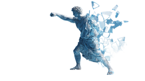 Walking Thinker Statue Vinyl Car Decal Sticker – Waterproof & UV-Resistant 5.4