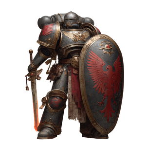 Holy Warrior Armor Vinyl Car Decal Sticker – Waterproof & UV-Resistant 3.4133333333333336"