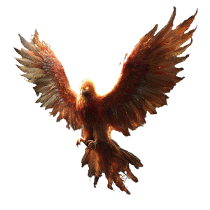 Fiery Phoenix V9 Vinyl Car Decal Sticker – Waterproof & UV-Resistant 3.4133333333333336"