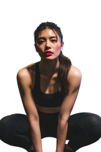 Determined Gym Woman Vinyl Car Decal Sticker – Waterproof & UV-Resistant 4.4