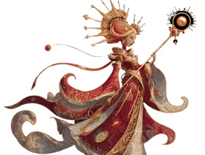 Celestial Empress V4 Vinyl Car Decal Sticker – Waterproof & UV-Resistant 6.1866666666666665"