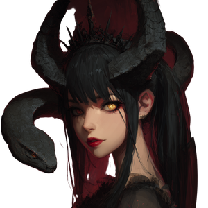 Anime Demon Girl V15 Vinyl Car Decal Sticker – Waterproof & UV-Resistant 3.4133333333333336"