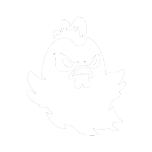 Ghost Chicken Logo Vinyl Car Decal Sticker – Waterproof & UV-Resistant 3.4133333333333336"