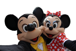Mickey And Minnie V7 Vinyl Car Decal Sticker – Waterproof & UV-Resistant 5.97333333333333