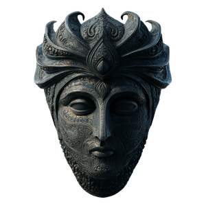 Stylized Godhead Render Vinyl Car Decal Sticker – Waterproof & UV-Resistant 6.826666666666667"