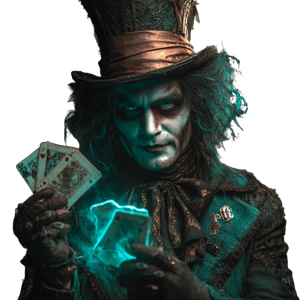 Dark Trickster Mage Vinyl Car Decal Sticker – Waterproof & UV-Resistant 3.4133333333333336"