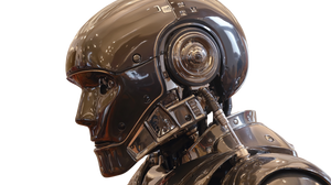 Ai Robot Meeting V2 Vinyl Car Decal Sticker – Waterproof & UV-Resistant 2.72"