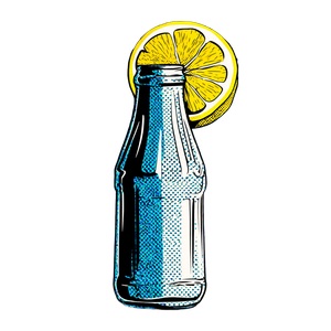 Pop Art Lemonade Vinyl Car Decal Sticker – Waterproof & UV-Resistant 6.826666666666667"