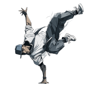 Bboy Freeze Vinyl Car Decal Sticker – Waterproof & UV-Resistant 6.826666666666667"