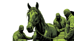Horse Loading Scene Vinyl Car Decal Sticker – Waterproof & UV-Resistant 5.4