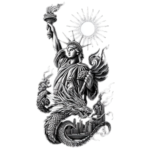 Balinese Dragon Tattoo Vinyl Car Decal Sticker – Waterproof & UV-Resistant 6.826666666666667"