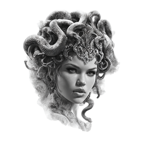 Medusa Tattoo Design V11 Vinyl Car Decal Sticker – Waterproof & UV-Resistant 3.4133333333333336"