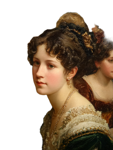 Melancholic Noblewoman V3 Vinyl Car Decal Sticker – Waterproof & UV-Resistant 4.1066666666666665"
