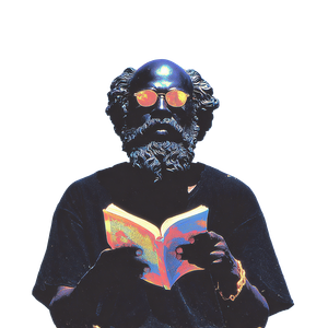 Black Socrates Vinyl Car Decal Sticker – Waterproof & UV-Resistant 6.826666666666667"