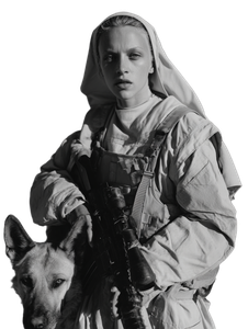 Tactical Nun V2 Vinyl Car Decal Sticker – Waterproof & UV-Resistant 8.213333333333333"