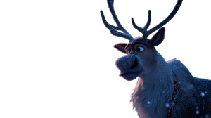 Reindeer In Snow V2 Vinyl Car Decal Sticker – Waterproof & UV-Resistant 2.72"