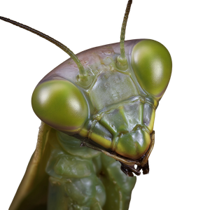 Mantis Head Macro Vinyl Car Decal Sticker – Waterproof & UV-Resistant 6.826666666666667"