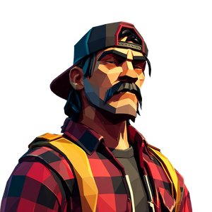 Fortnite-Style Man Vinyl Car Decal Sticker – Waterproof & UV-Resistant 3.4133333333333336"