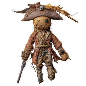 Pirate Voodoo Doll Vinyl Car Decal Sticker – Waterproof & UV-Resistant 3.4133333333333336"
