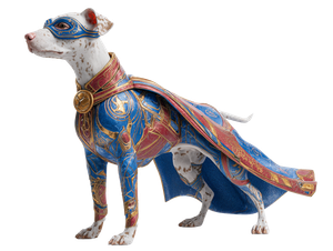 Superhero Dog V9 Vinyl Car Decal Sticker – Waterproof & UV-Resistant 6.1866666666666665"