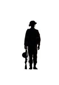 Soldier'S Silhouette Vinyl Car Decal Sticker – Waterproof & UV-Resistant 4.373333333333333" Soldier'S Silhouette Vinyl Car Decal Sticker – Waterproof & UV-Resistant 4.373333333333333"