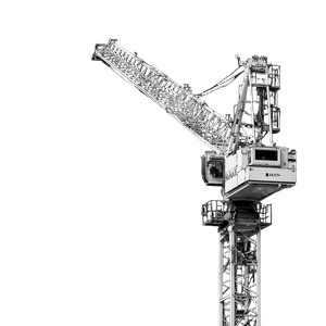 Telescopic Construction Crane Vinyl Car Decal Sticker – Waterproof & UV-Resistant 3.4133333333333336"
