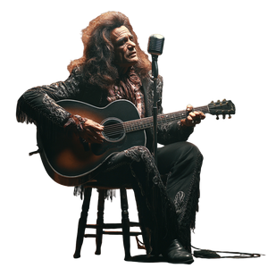 Metal Johnny Cash Vinyl Car Decal Sticker – Waterproof & UV-Resistant 3.4133333333333336"