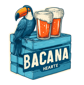 Bacana Logo Vinyl Car Decal Sticker – Waterproof & UV-Resistant 3.466666666666667"