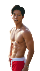 Handsome Japanese Man V10 Vinyl Car Decal Sticker – Waterproof & UV-Resistant 9.706666666666667"