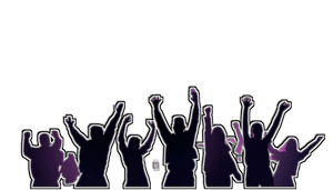 Cheering Silhouettes Vinyl Car Decal Sticker – Waterproof & UV-Resistant 5.4