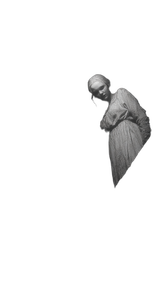 Frightened Female Ghost Vinyl Car Decal Sticker – Waterproof & UV-Resistant 9.706666666666667"