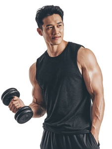 Athletic Asian Man Vinyl Car Decal Sticker – Waterproof & UV-Resistant 4.1066666666666665"