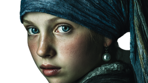 Pearl Earring Girl V9 Vinyl Car Decal Sticker – Waterproof & UV-Resistant 5.4