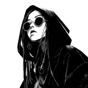 Cyberpunk Wizard Punk Vinyl Car Decal Sticker – Waterproof & UV-Resistant 3.4133333333333336"