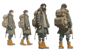 Post-Apocalyptic Survivor V43 Vinyl Car Decal Sticker – Waterproof & UV-Resistant 5.4