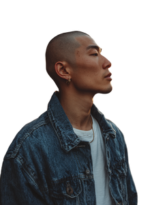 Urban Asian Man Vinyl Car Decal Sticker – Waterproof & UV-Resistant 4.1066666666666665"