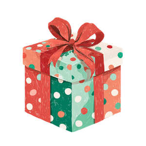 Christmas Gift Box Vinyl Car Decal Sticker – Waterproof & UV-Resistant 3.4133333333333336"