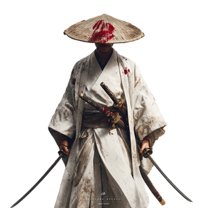 Samurai Concept Art V4 Vinyl Car Decal Sticker – Waterproof & UV-Resistant 3.4133333333333336"