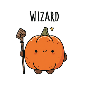 Wizard Pumpkin Vinyl Car Decal Sticker – Waterproof & UV-Resistant 3.4133333333333336"