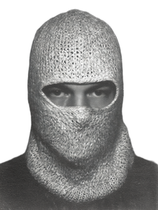Masked Knitted Figure Vinyl Car Decal Sticker – Waterproof & UV-Resistant 4.1066666666666665"