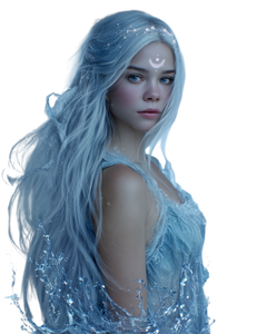 Virgo Water Goddess Vinyl Car Decal Sticker – Waterproof & UV-Resistant 4.0"