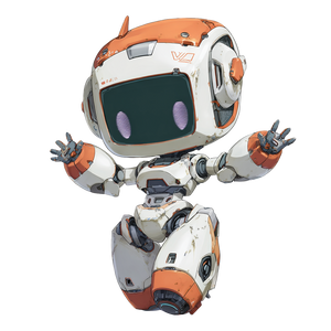 Cute Anime Robot Vinyl Car Decal Sticker – Waterproof & UV-Resistant 3.4133333333333336"