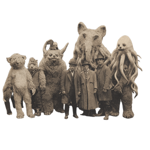 Eerie Forest Beasts Vinyl Car Decal Sticker – Waterproof & UV-Resistant 3.4133333333333336"