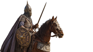 Avar Cavalryman Vinyl Car Decal Sticker – Waterproof & UV-Resistant 2.72"