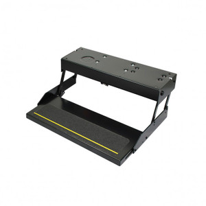 Heavy-Duty Electric Entry Step | Single Power Folding Step, 25-1/4 Inch Width, Non-Slip Surface Design