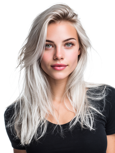 Platinum Blonde Portrait V12 Vinyl Car Decal Sticker – Waterproof & UV-Resistant 8.213333333333333"