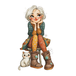 Whimsical Blond Girl Vinyl Car Decal Sticker – Waterproof & UV-Resistant 3.4133333333333336" Whimsical Blond Girl Vinyl Car Decal Sticker – Waterproof & UV-Resistant 3.4133333333333336"