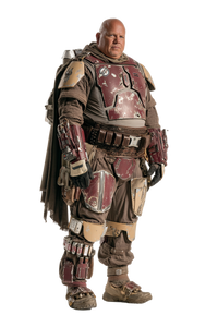 Mandalorian Man Vinyl Car Decal Sticker – Waterproof & UV-Resistant 8.96"